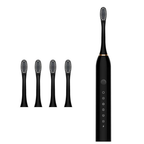 Escova de Dentes Elétrica Sônica Recarregável IPX7 com 6 Modos e 4 Refis – Longa Duração | Casa Vibe Decor