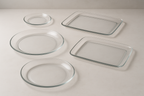 Conjunto 4 Travessas Vidro Temperado - Design Moderno