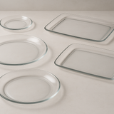Conjunto 4 Travessas Vidro Temperado - Design Moderno
